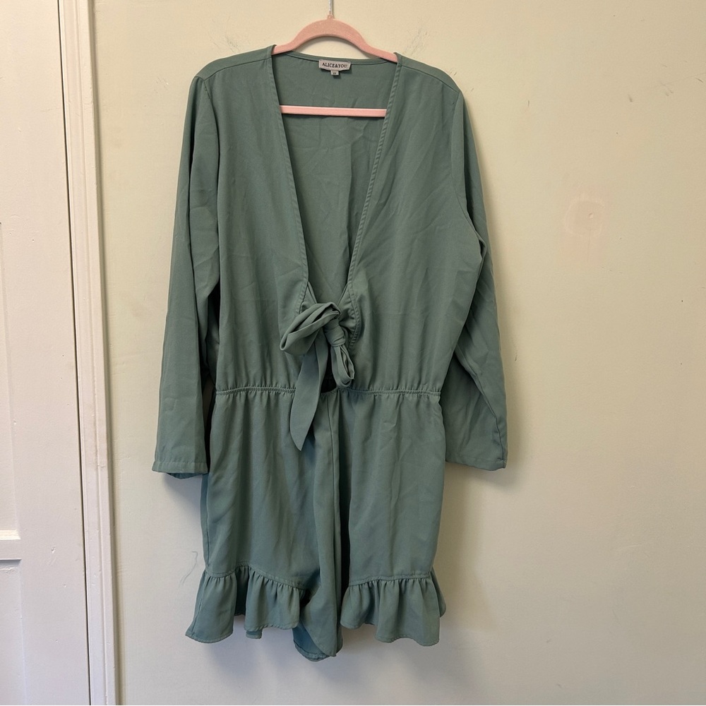 Alice & You Sage Green Dress